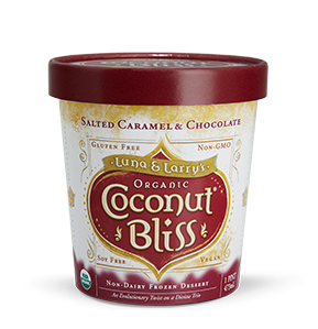 Luna & Larry's Coconut Bliss Salted Caramel & Chocolate coconut milk ice cream