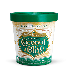 Luna & Larry's Coconut Bliss Mint Galactica coconut milk ice cream