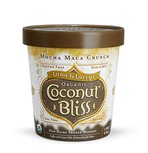 Luna & Larry's Coconut Bliss Mocha Maca Crunch coconut milk ice cream