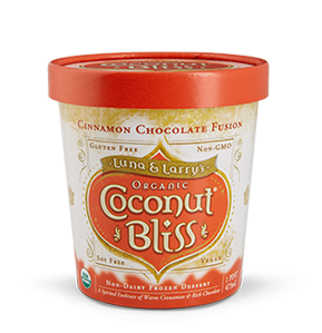 Luna & Larry's Coconut Bliss Cinnamon Chocolate Fusion coconut milk ice cream