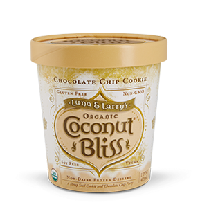 Luna & Larry's Coconut Bliss Chocolate Chip Cookie coconut milk ice cream