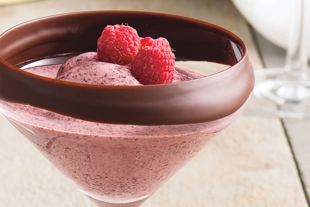 Raspberry Açai + Chocolate Martini