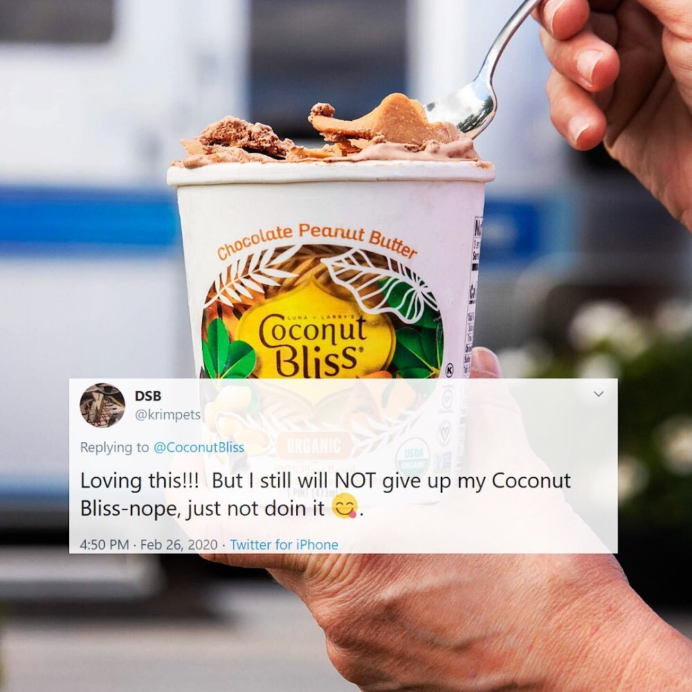 Who else feels this way about our delicious #plantbased ice cream? 🍨