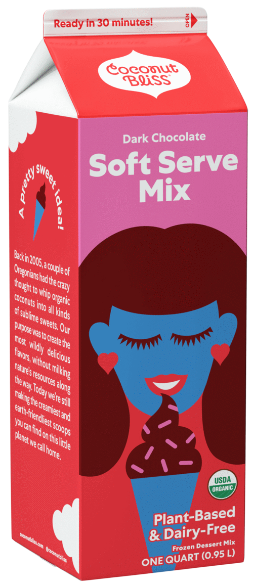 Coconut Bliss soft serve mix