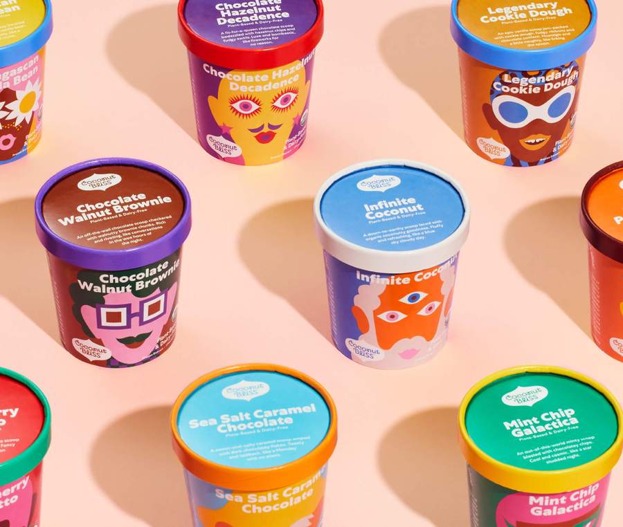 Planogram of Coconut Bliss pints