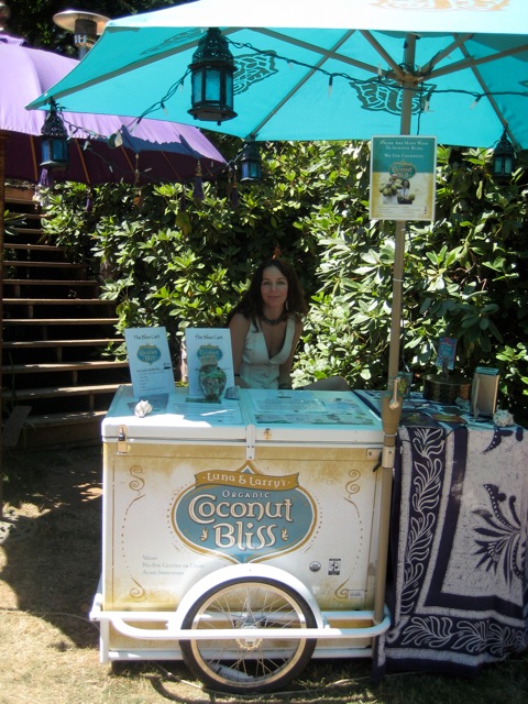 Coconut Bliss Cart at the Beloved Festival 2010