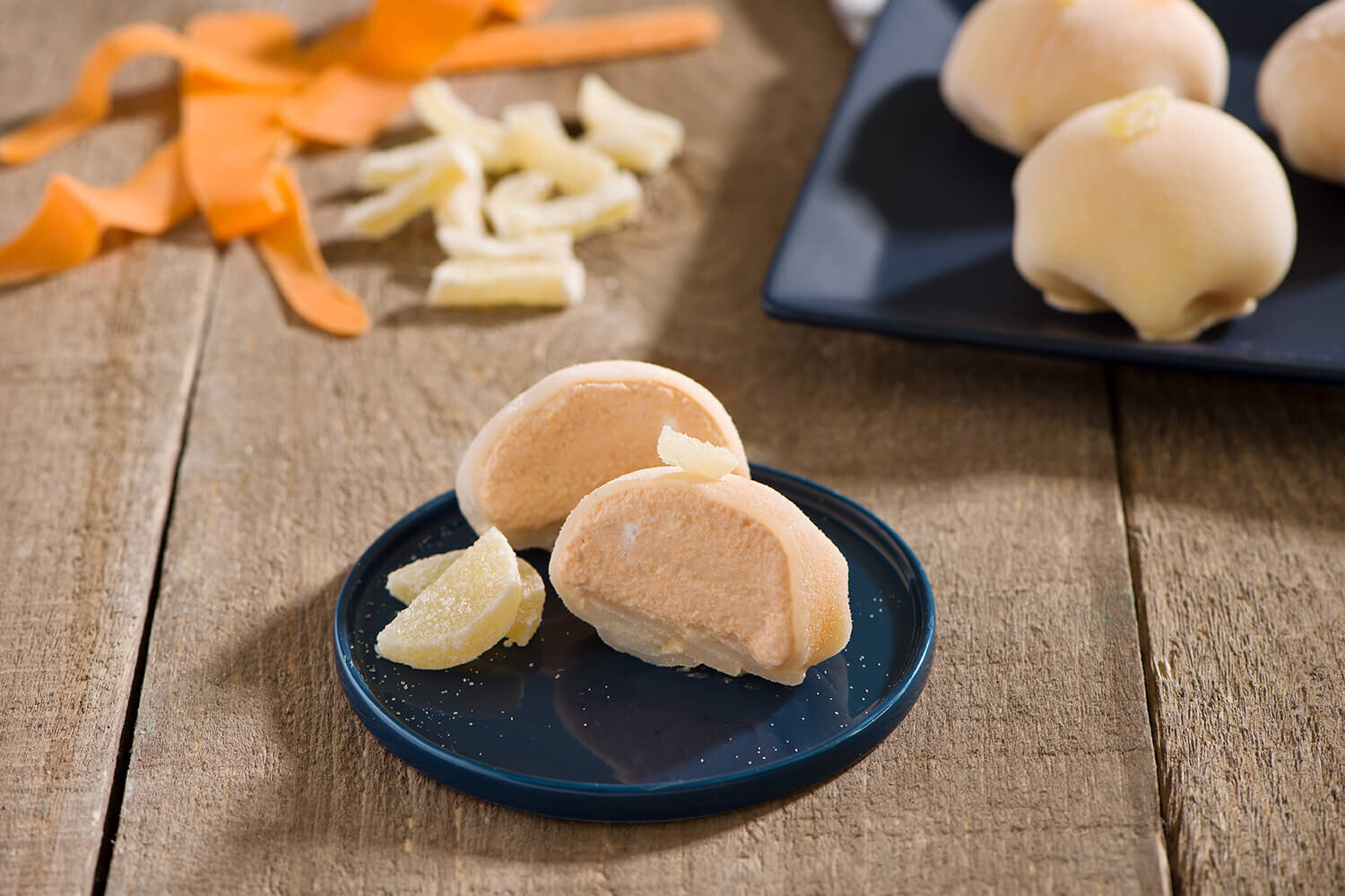 Coconut Bliss Carrot Ginger Ice Cream Mochi